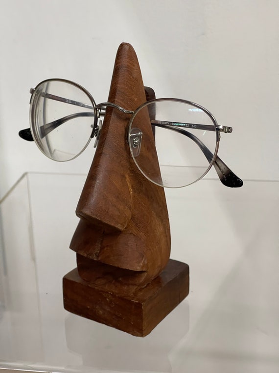 Hand Carved Glasses Holder - image 2