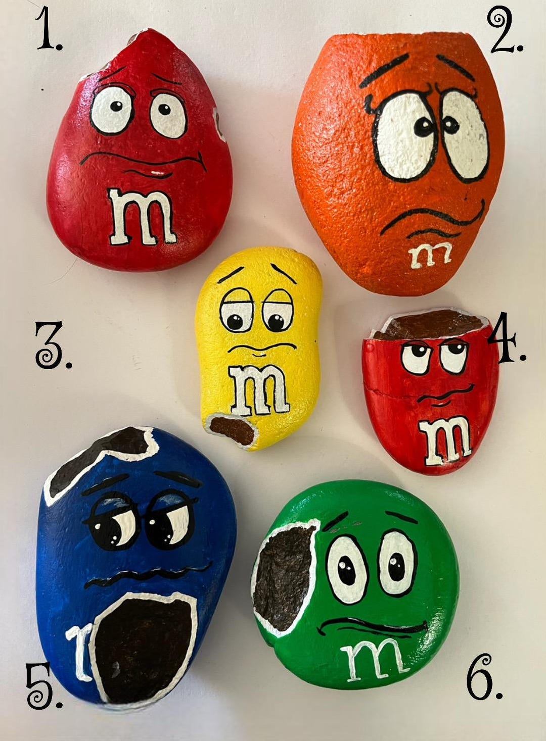 Hand-painted Kindness Rocks: Inspirational Art Stones - Etsy