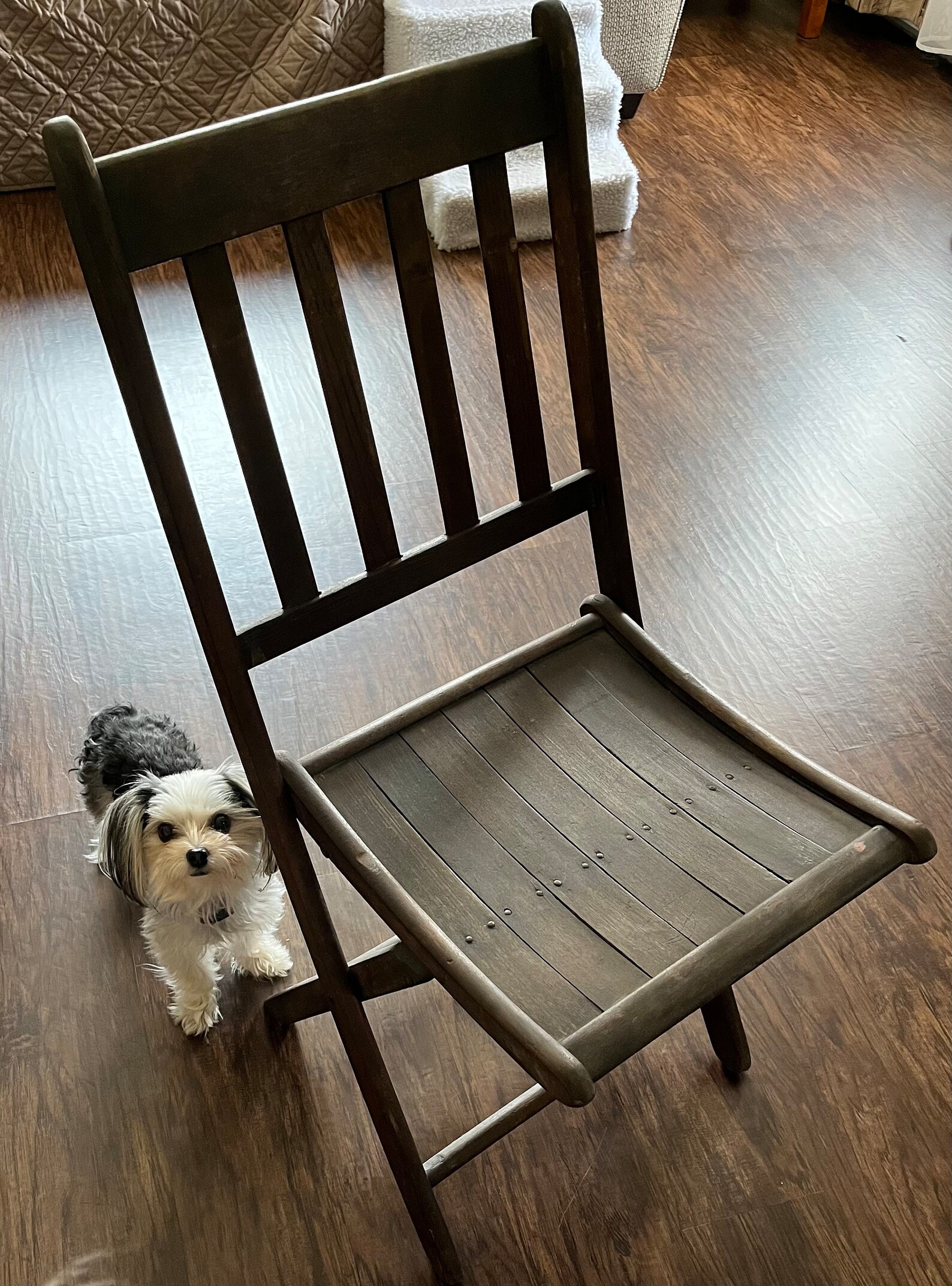 Painted Vintage Folding Chair Etsy