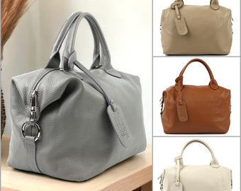 Sac de sport en cuir, sac à bandoulière de week-end avec bandoulière réglable et poche intérieure, cadeau de sac en cuir pour homme femme, sac à bagage de voyage