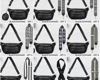 Leather Fanny Pack Silver Gold Bronze, Metallic Glitter Leather Fanny Pack Silver Gold Bronze, Metallic Glitter