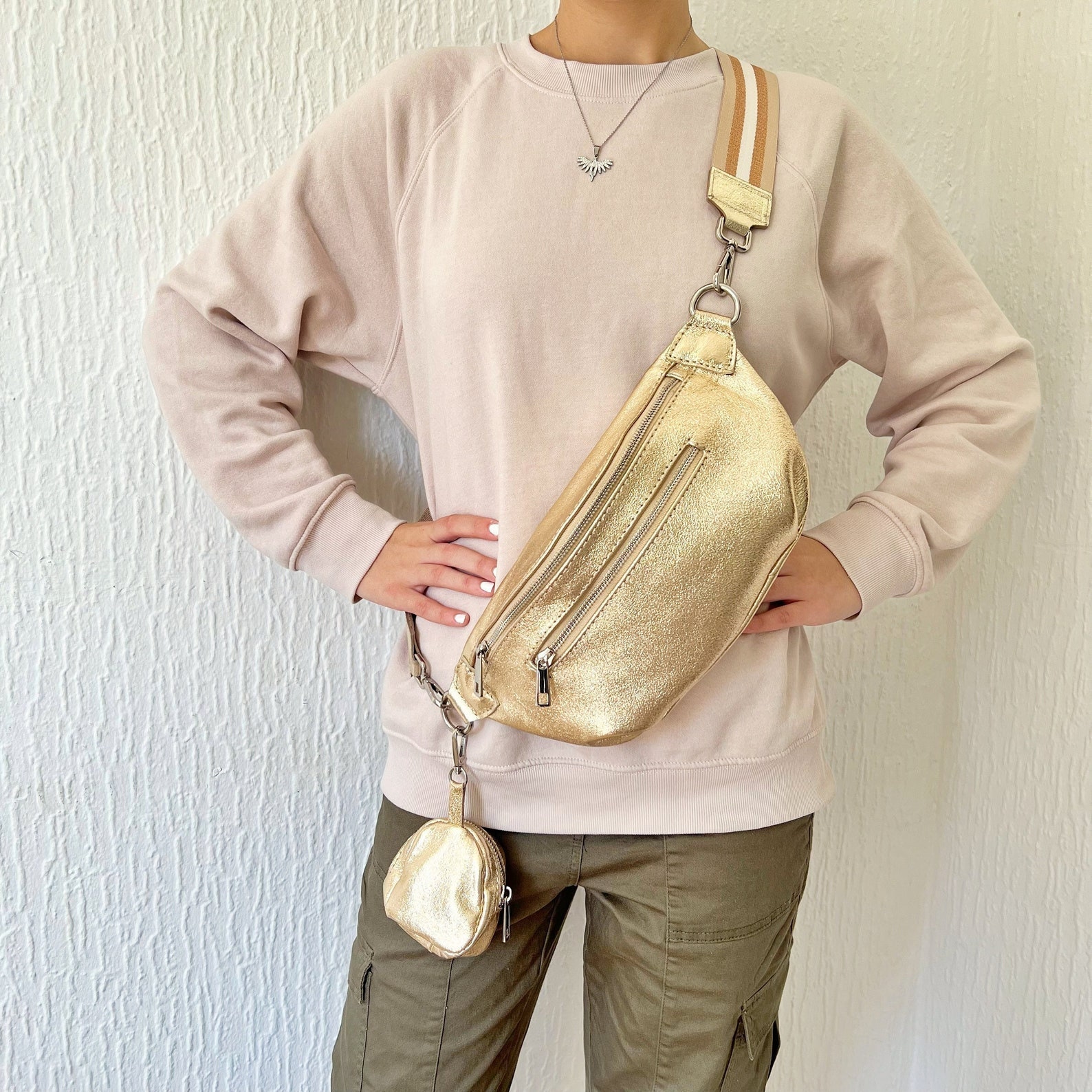 Leather Fanny Pack Silver Gold Bronze, Metallic Glitter Shoulder Bag, Leather Silver Crossbody Bag, Belt Bag, Waist Bag, Handbag, Hip Bag - Etsy Leather Fanny Pack Silver Gold Bronze, Metallic Glitter Shoulder Bag, Leather Silver Crossbody Bag, Belt Bag, Waist Bag, Handbag, Hip Bag - Etsy