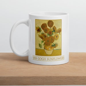 Van Gogh Sunflowers Mug |  11oz or 15oz | Artsy, Aesthetic, Vintage Art Inspired Mug