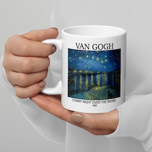 Van Gogh Starry Night Over the Rhone Mug | Artsy Mug | Famous Art Mug | Vintage Art Mug