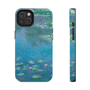 Monet Water Lilies Phone Case, Artsy Phone Case, Aesthetic Art Gift, Famous Art Gift | Tough Phone Cases, Case-Mate