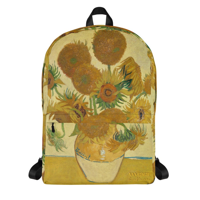 Sunflowers Backpack vincent Van Gogh Laptop Backpack College Backpack