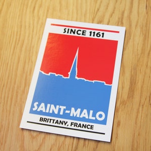Carte Postale " St Malo, Brittany France, Since 1161 "