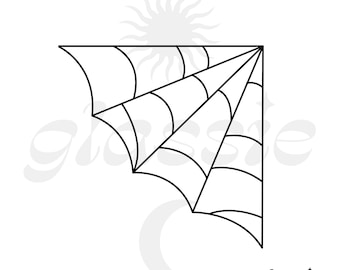 Patrón de vitral de telaraña de esquina para principiantes (descarga digital)