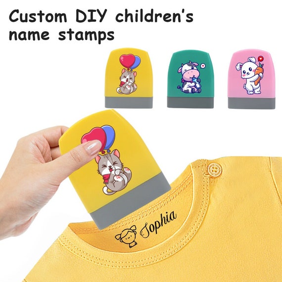  Personalized Custom Name Stamp For Clothing Kids