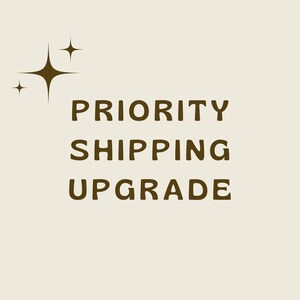 Shipping Upgrade To Priority Shipping