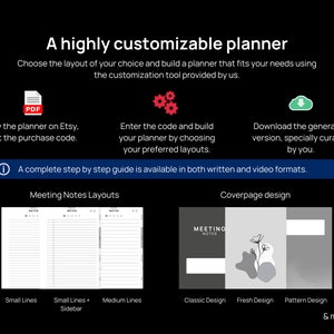 Meeting Notes Made for Remarkable Tablets | for Remarkable 2 Templates ...