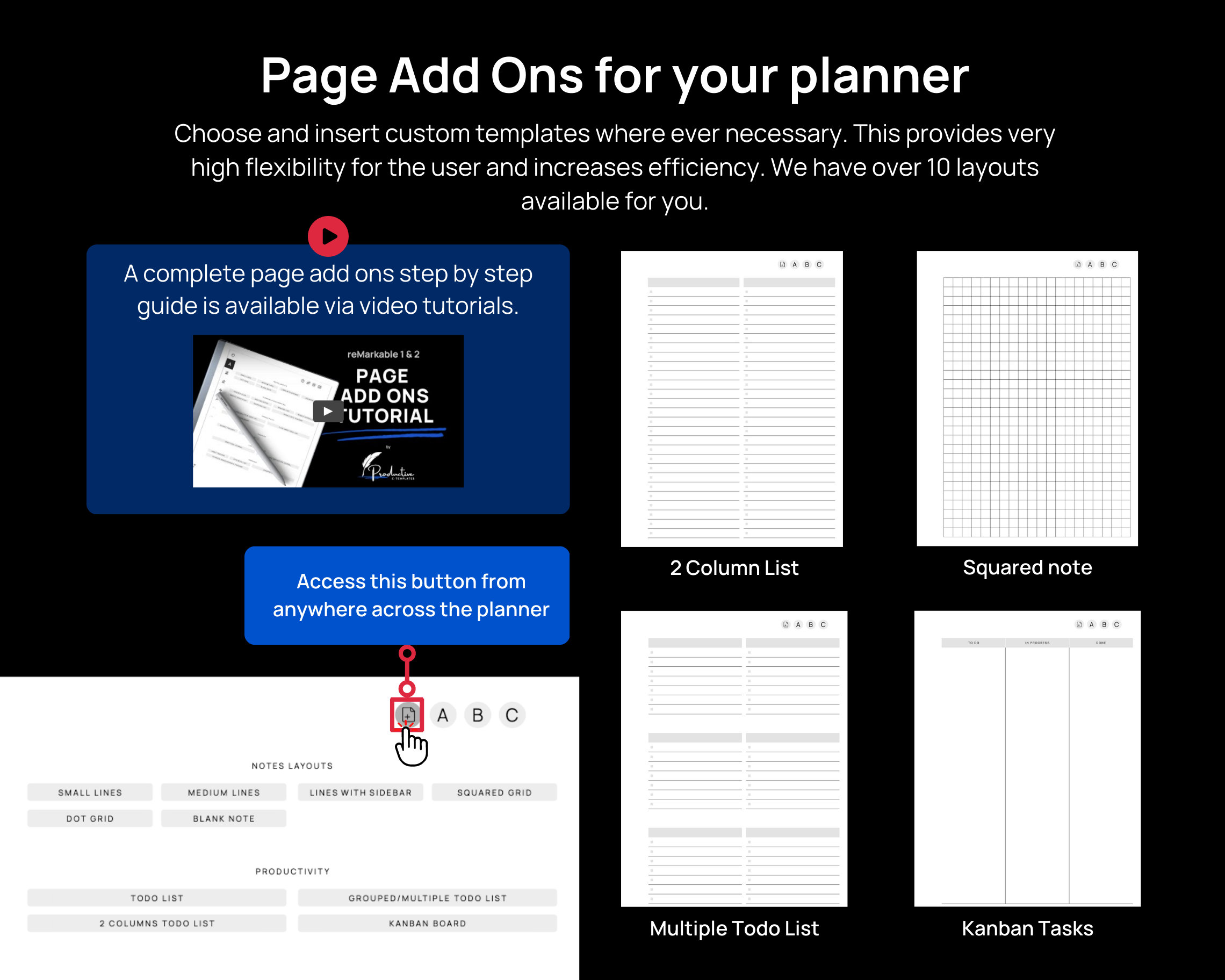 Meeting Notes Made for Remarkable Tablets | for Remarkable 2 Templates ...