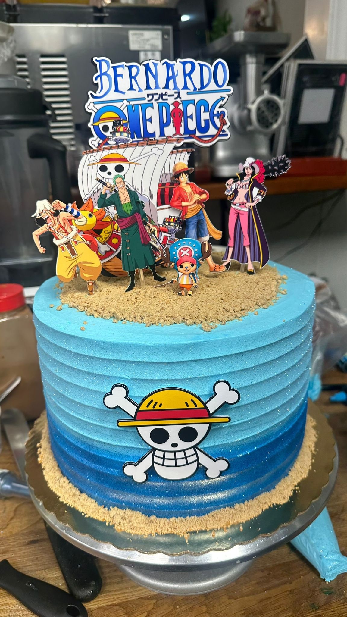 Décoration de gâteau One Piece Gâteau d'anniversaire One Piece -  France