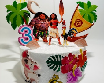 Moana Cake Topper - Moana Birthday - Moana Party