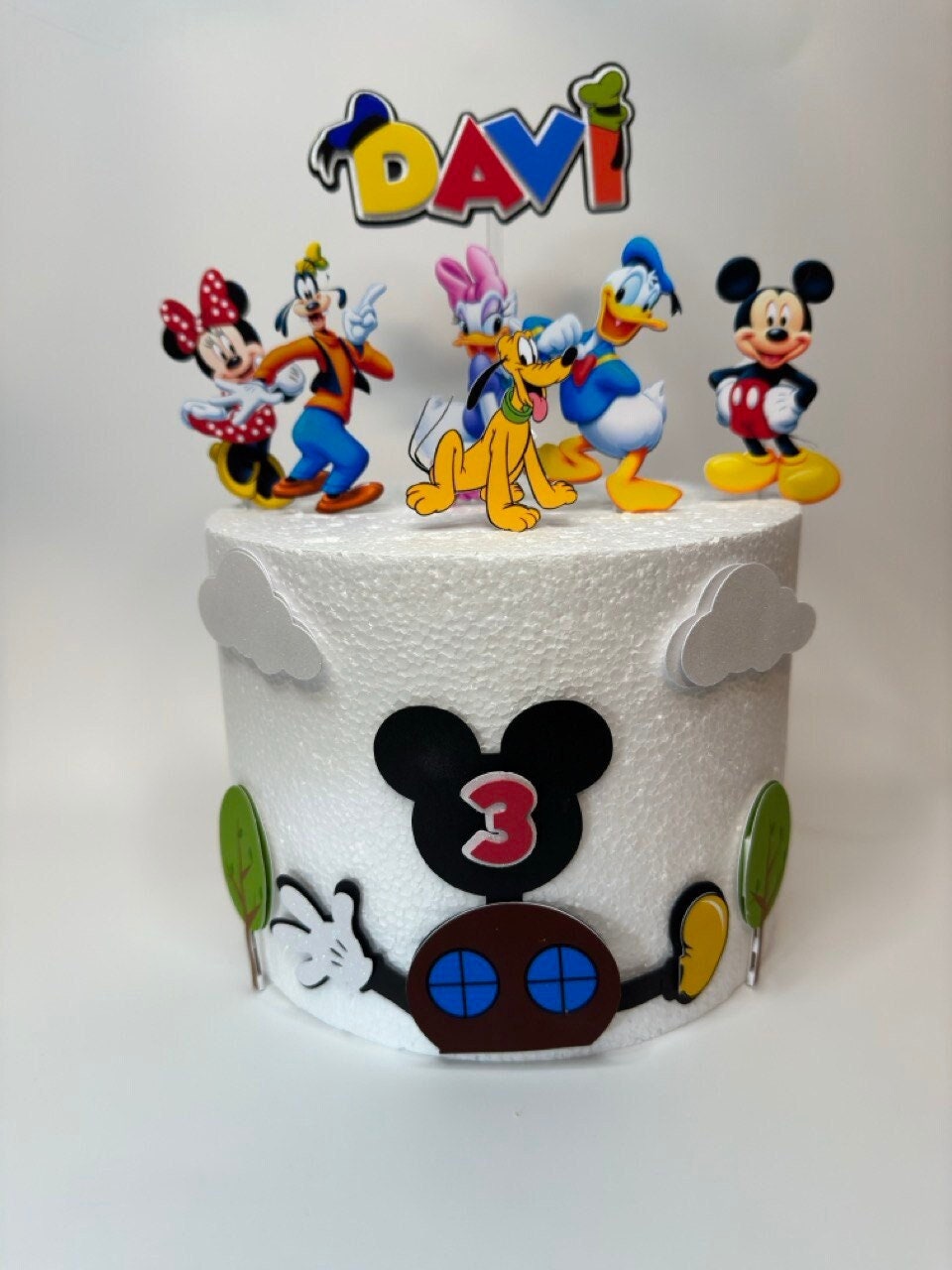 Mickey Cake Topper - Minnie Cake Topper - Mickey Custom Cake Topper - Mickey Party Decor - Mickey Custom Topper - Birthday Mickey Minnie