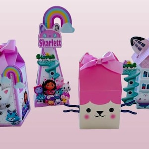 Gabby’s Dollhouse Party Favor Boxes - Birthday Decoration - Kids Birthday Supplies image 10
