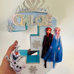 Frozen 3D Letter - Frozen Party Decoration -Frozen Birthday Decor