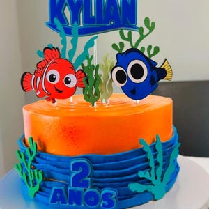 Finding Nemo Cake Topper - Finding Nemo Nemo Birthday - Finding Nemo Party