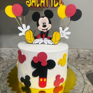 Mickey Cake Topper - Mickey Custom Cake Topper - Mickey Party Decor - Birthday Mickey