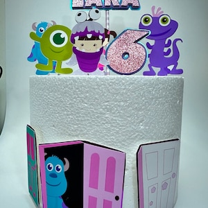 Monsters Cake topper - Monsters Birthday Cake - Boo Cake topper