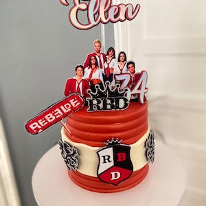 RBD Cake Topper - Rebelde Birthday