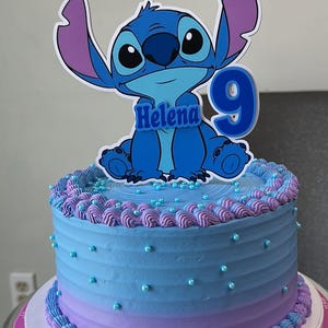 Stitch-Kuchenaufsatz – Stitch-Geburtstag – Stitch-Party