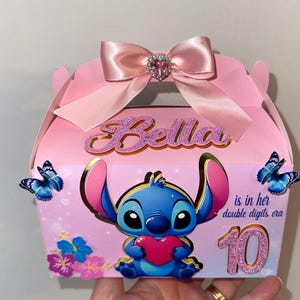 Stitch Gable Boxes – Favor Boxes - Decor kids