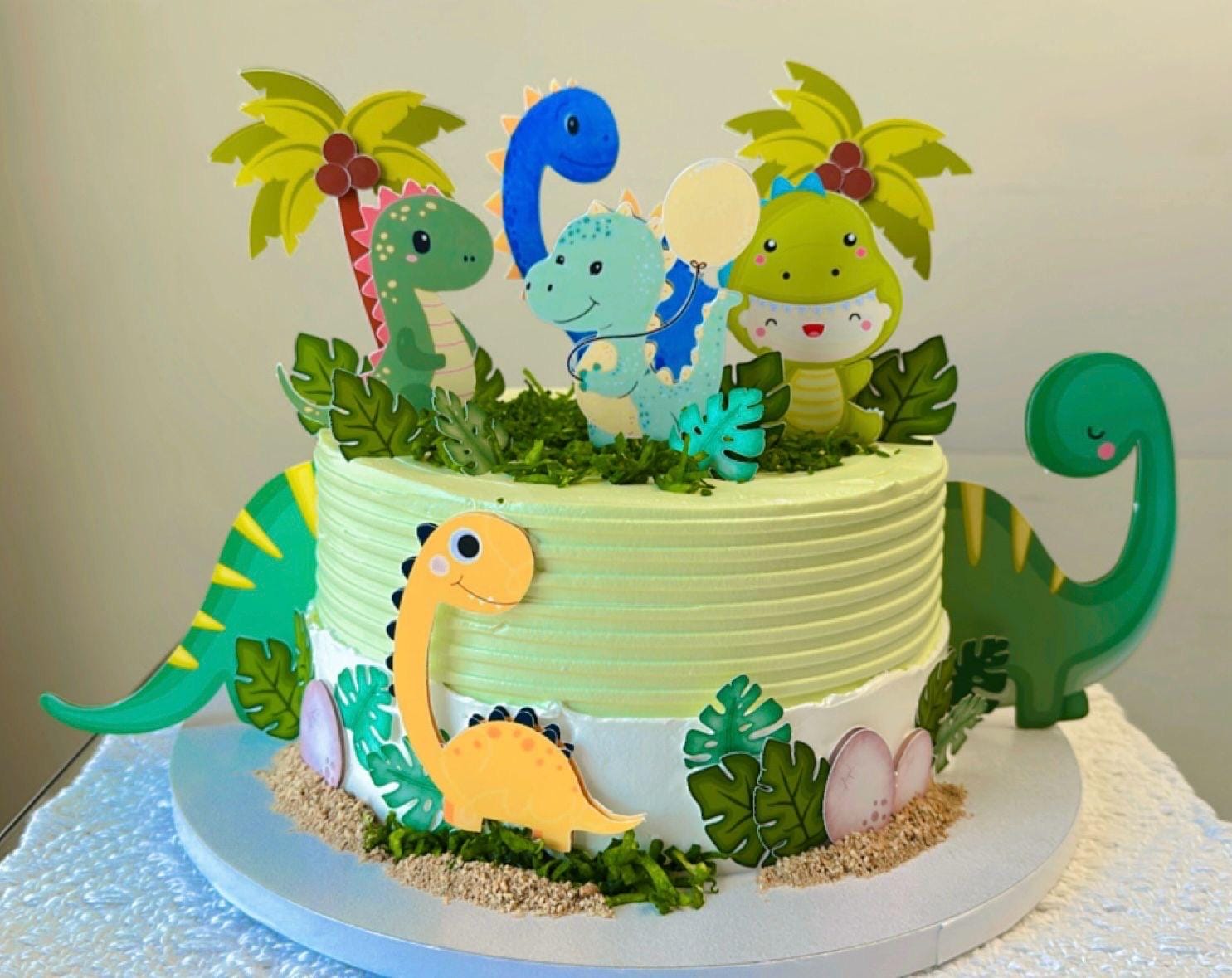Décoration Dinosaure Pour Gâteau | 7 Pièces