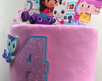 10 Figurines Gabby Pour Décoration De Gâteau D'Anniversaire | Toppers En PVC, Déco Gateau Enfants