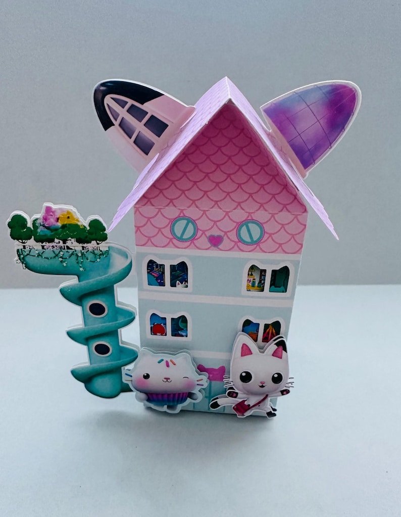 Gabby’s Dollhouse Party Favor Boxes - Birthday Decoration - Kids Birthday Supplies Gabby's Dollhouse