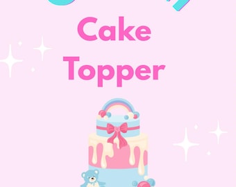 Customized Cake Topper