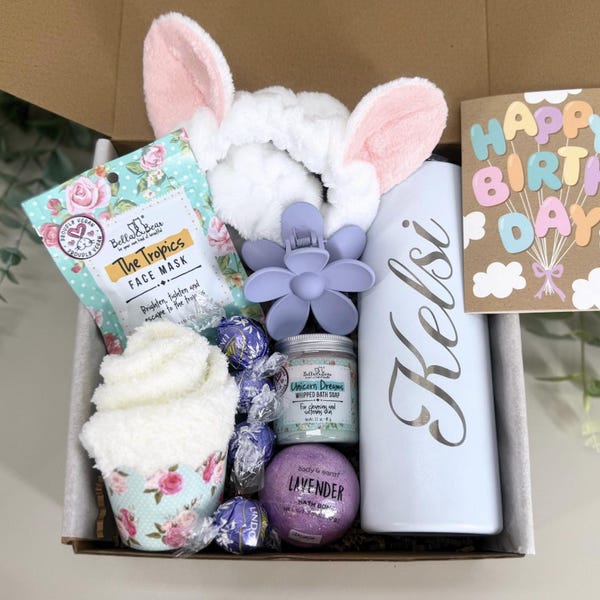 Teen Gift Box, Teens Birthday, Teenager Gift for Girls, Tween Girl Pamper Box, Spa Gift Box, Time To Relax, Best Friends Gift, Sending Hugs