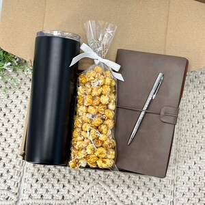 Coworker Gift Box Employee Appreciation Personalized Thank You Gift Set For Him Coworker Men Welcome to the Team Basket Gift For New Member image 6