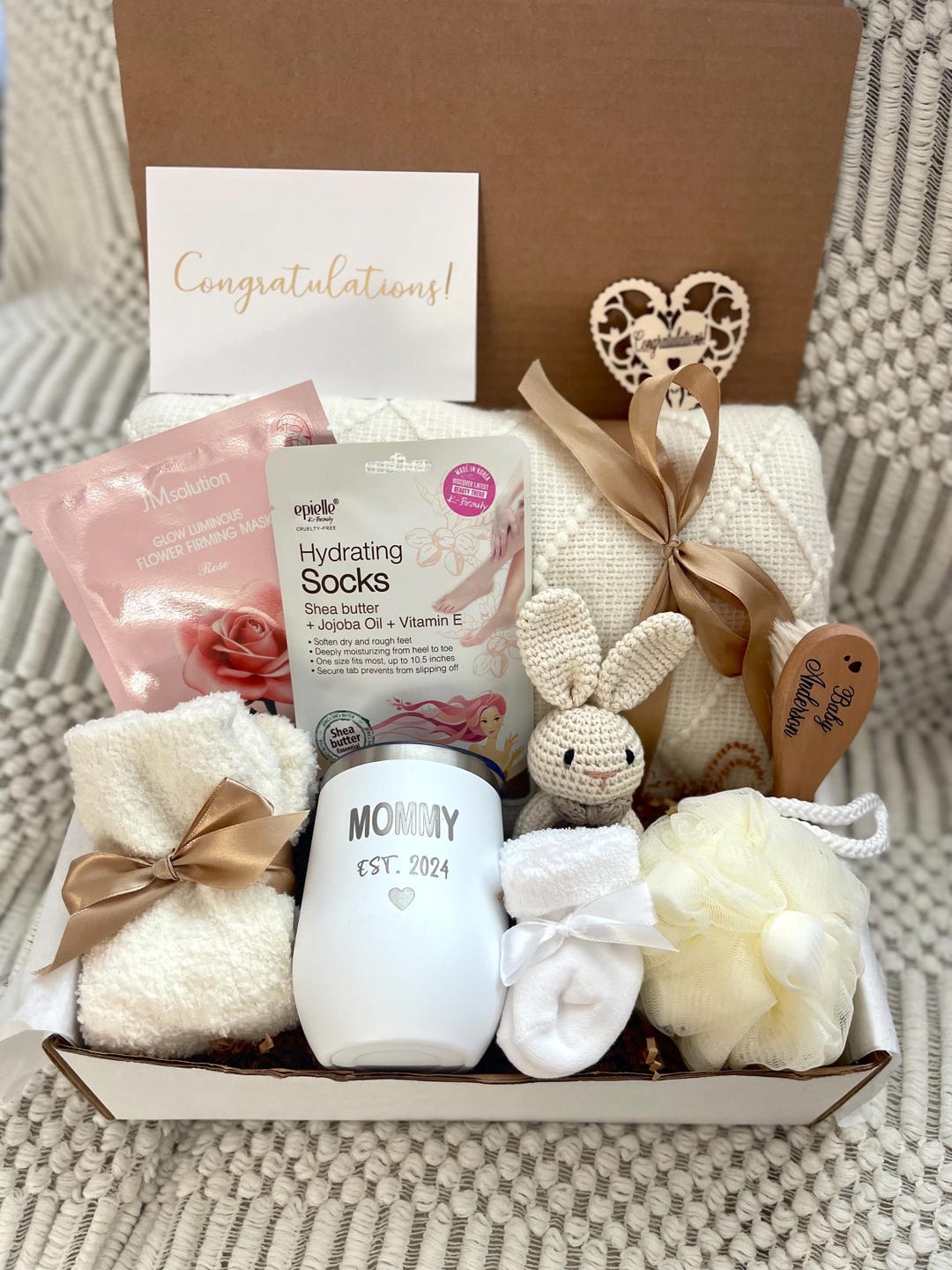 BELIVIUM Newborn Gifts Set Gender Neutral Baby Shower