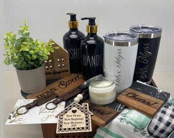 Housewarming Closing Gift Basket New Home Buyer Gift Idea Real Estate Gift Box First Home Gift Client Gift Set Wedding Anniversary Gift Box