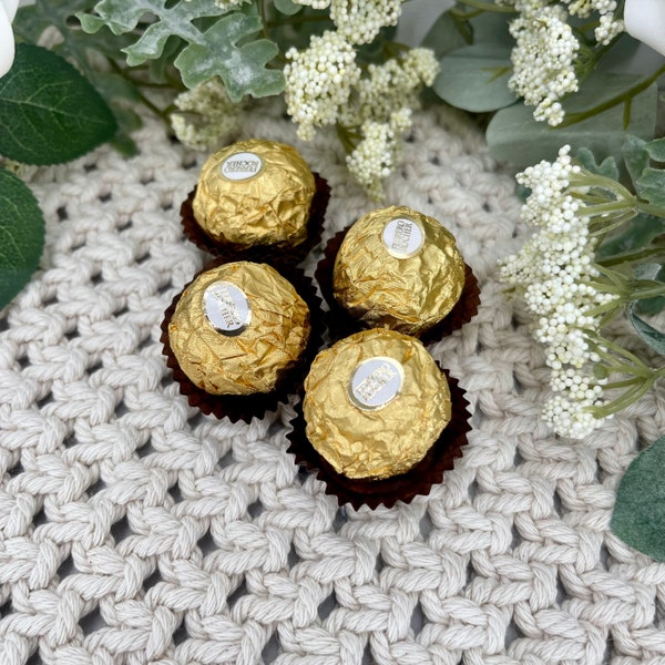 Add-on Ferrero Rocher Candies 4 pieces Sweet Gift Candy For Gift Box Add To Gift Box Build Your Gift Box Custom Gift For Loved One Care