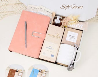 Thank you employee gift, gift basket for her, appreciation package for coworker, cozy gift set for her