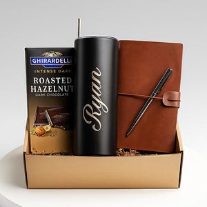 Employee Appreciation Personalized Gift Coworker Gift Box Thank You Gift Set For Coworker Men Welcome to the Team Basket Gift For New Member image 1