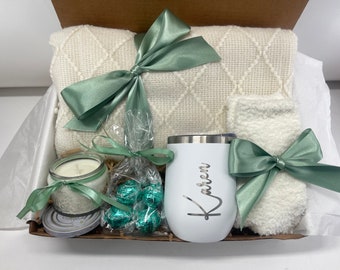 Hygge Gift Basket for Women Cozy Gift Box Thinking of You Self Care Happy Birthday Gift for Her for Any Occasion Get Well Soon Thank You
