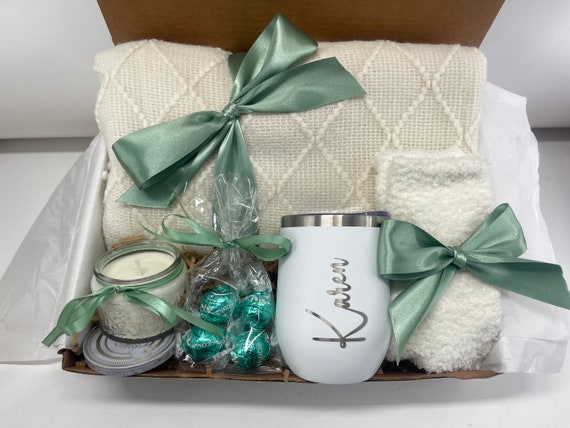 Hygge Gift Basket for Women Cozy Gift Box Thinking of You Self Care Happy Birthday Gift for Her for Any Occasion Get Well Soon Thank You