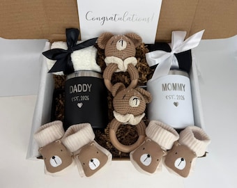Gift For Twins, Baby Gift Basket For Twins, Twin Baby Gift Set, Gender Neutral Gift For Twins, Newborn Twins Gift