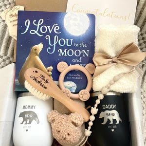 New Parents Gift Box for New Mom, New Dad & Baby, New Baby Gift Basket for the Whole Family, New Parent Care Package, New Mom and Dad Gifts