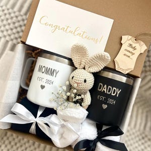 New Parents Gift Box for New Mom, New Dad & Baby, New Baby Gift Basket for the Whole Family, New Parent Care Package, New Mom and Dad Gifts