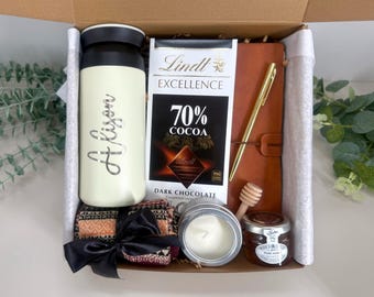 Welcome To The Team Gift Box For Men and Women New Employee Personalized Thank You Gift Set Corporate New Worker Gift Coworker Friend Basket