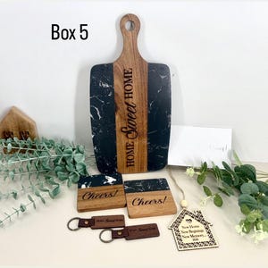 Housewarming Realtor Closing Gift Basket Welcome Home Gift for Clients New Homeowner Gift Box for Two Personalized New Home Gift Box 5