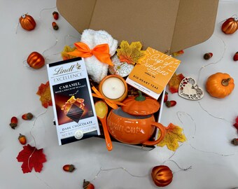 Autumn Birthday Gift Set, Hygge Pumpkin Fall Gift Box, Spooky Gift, Harvest Gift, Pumpkin Spice Halloween Gifts, Boo Basket, Holidays Box