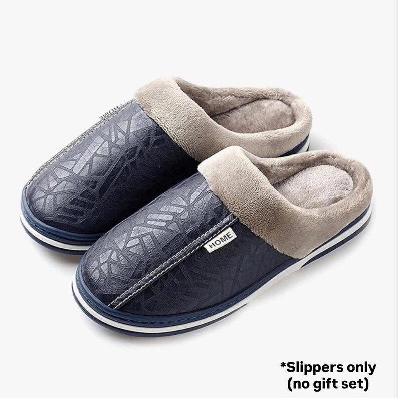 Personalized Gift Box for Him - Custom Tumbler, Cozy Slippers & Socks - Christmas Gift Set for Men, Boyfriend, Husband, Dad Holiday Basket imagem 10