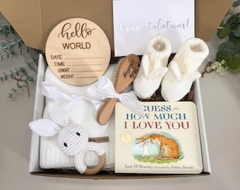 Gender Neutral Baby Shower Gift for Expecting Parents Gift Set For Newborn Personalized Care Package For Newborn Baby New Parents to Be Gift