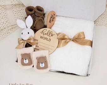 Gender Neutral Baby Gift Box, Newborn Gift Box, Personalized Baby Box, Baby Shower Gift Box, Baby Boy Gift Box, Baby Girl Gift Box