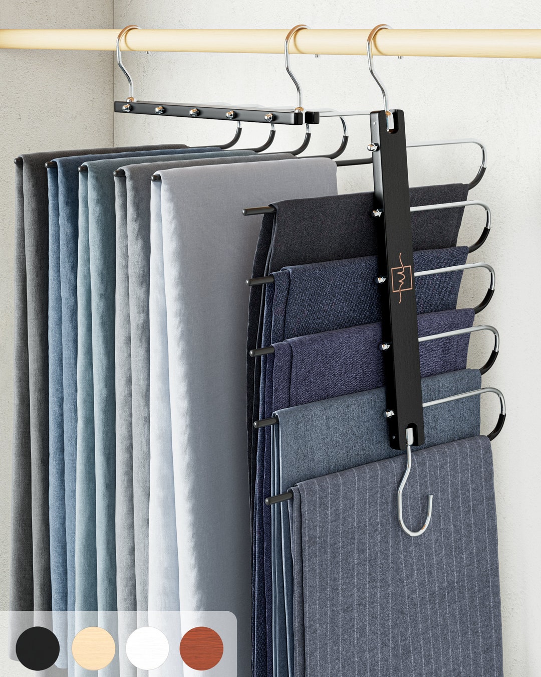 Pants hangers space saving deals